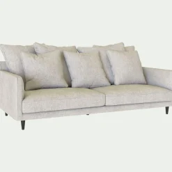 Canapé En Tissu|Canapé Fixe*alinea Canapé 4 places fixe en tissu monclar - roucas Beige