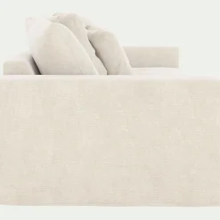 Canapé 4 Places|Canapé Fixe*alinea Canapé 4 places fixe en tissu doux tramé - Beige