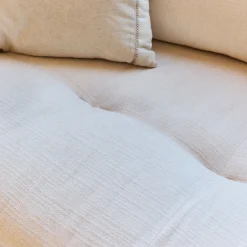 Canapé 4 Places|Canapé Fixe*alinea Canapé 4 places fixe en tissu doux tramé - Beige