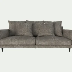 Canapé En Tissu|Canapé 3 Places*alinea Canapé 3 places fixe en tissu genesis - alpilles Beige