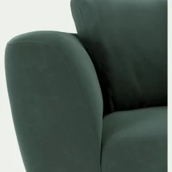 Canapé En Velours|Canapé Fixe*alinea Canapé 3 places fixe en velours Velvet - sauge Vert