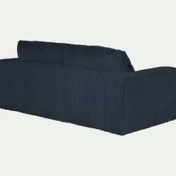 Canapé En Velours|Canapé 5 Places*alinea Canapé 5 places fixe en velours côtelé Bita - calabrun Bleu