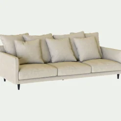 Canapé 5 Places*alinea Canapé 5 places fixe tissu mixte - alpilles Beige