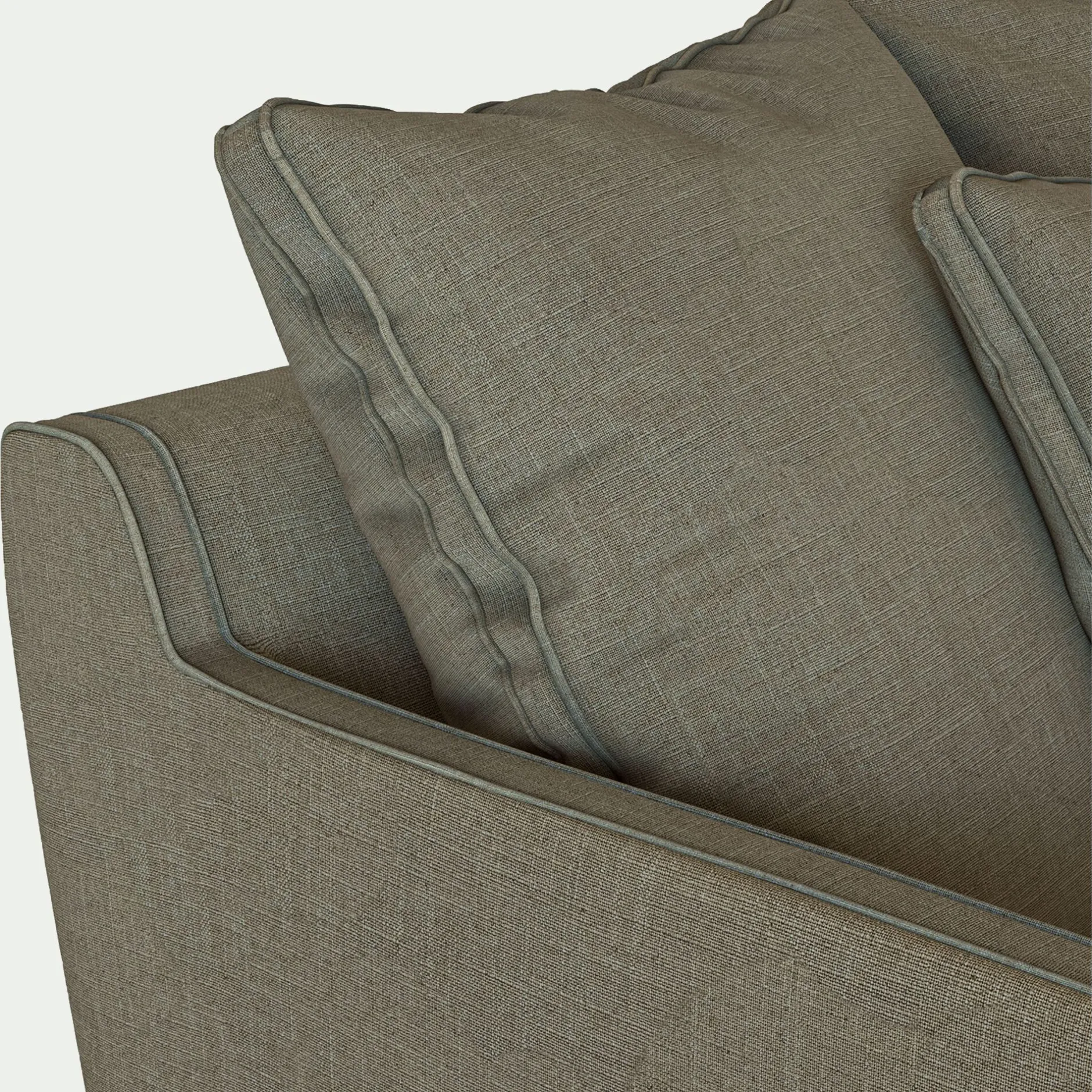 Canapé 6 Places Et Plus*alinea Canapé 6 places fixe tissu mixte - cedre Vert