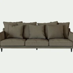 Canapé 5 Places*alinea Canapé 5 places fixe tissu mixte - cedre Vert