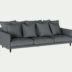 Canapé 6 Places Et Plus*alinea Canapé 6 places fixe tissu mixte - ardoise Gris