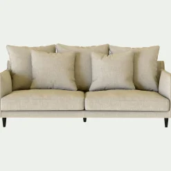 Canapé 3 Places*alinea Canapé 3 places fixe tissu mixte - alpilles Beige