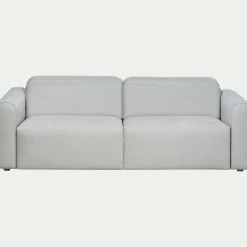 Canapé 3 Places*alinea Canapé 3 places relax droit en tissu - borie Gris