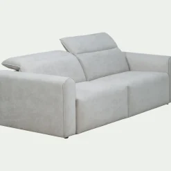 Canapé 3 Places*alinea Canapé 3 places relax droit en tissu - borie Gris