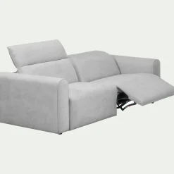 Canapé 3 Places*alinea Canapé 3 places relax droit en tissu - borie Gris