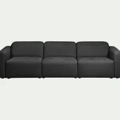 Canapé 5 Places*alinea Canapé 5 places relax droit en tissu - anthracite Gris