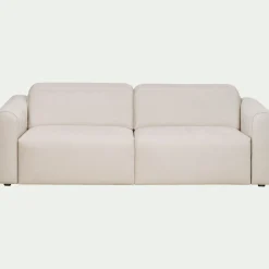 Canapé En Tissu|Canapé Relaxation*alinea Canapé 3 places relax droit en tissu - Beige roucas