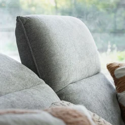 Canapé En Tissu|Canapé 5 Places*alinea Canapé 5 places relax droit en tissu - borie Gris