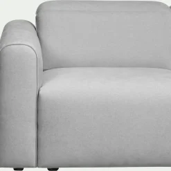 Canapé En Tissu|Canapé 5 Places*alinea Canapé 5 places relax droit en tissu - borie Gris