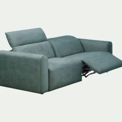 Canapé En Tissu|Canapé 3 Places*alinea Canapé 3 places relax droit en tissu - niolon Bleu