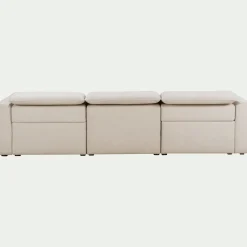 Canapé 5 Places*alinea Canapé 5 places relax gauche en tissu - roucas Beige