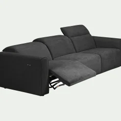 Canapé 5 Places*alinea Canapé 5 places relax gauche en tissu - Gris anthracite