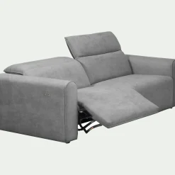 Canapé En Tissu|Canapé Relaxation*alinea Canapé 3 places relax gauche en tissu - moyen Gris