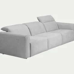 Canapé 5 Places*alinea Canapé 5 places relax gauche en tissu - Gris borie