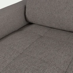 Canapé Convertible|Canapé D'Angle*alinea Canapé avec angle réversible convertible en tissus pop avec accoudoirs 20cm - taupe Gris