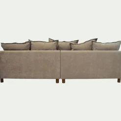 Canapé En Tissu|Canapé 5 Places*alinea Canapé convertible 5 places en tissu nantes - taupe Marron