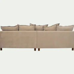 Canapé En Tissu|Canapé 5 Places*alinea Canapé convertible 5 places en tissu nantes - ivoire Beige