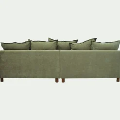 Canapé En Tissu|Canapé 5 Places*alinea Canapé conible 5 places en tissu nantes - eucalyptus Vert