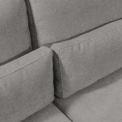 Canapé 4 Places|Canapé Fixe*alinea Canapé d'angle chaise longue gauche fixe en tissu Genesis - Gris