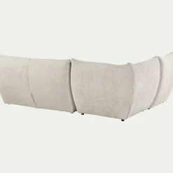 Canapé 5 Places|Canapé Modulable*alinea Canapé d'angle modulable 4 places en tissu chenille - roucas Beige