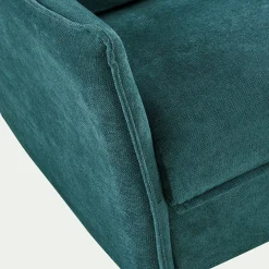 Canapé 3 Places|Canapé Convertible*alinea Canapé d'angle réversible convertible en tissu avec matelas densité 35kg/m3 - Bleu