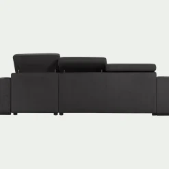 Canapé En Tissu|Canapé 4 Places*alinea Canapé d'angle réversible convertible en tissu - ardoise Gris