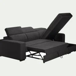 Canapé En Tissu|Canapé 4 Places*alinea Canapé d'angle réversible convertible en tissu - ardoise Gris