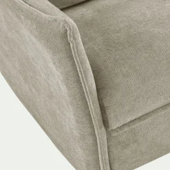 Canapé 3 Places|Canapé Convertible*alinea Canapé d'angle réversible convertible en tissu avec matelas densité 25kg/m3 - roucas Beige