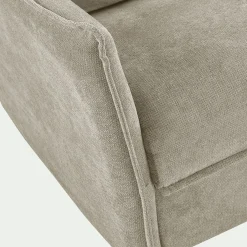 Canapé 3 Places|Canapé Convertible*alinea Canapé d'angle réversible convertible en tissu avec matelas densité 35kg/m3 - roucas Beige