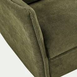 Canapé 3 Places|Canapé Convertible*alinea Canapé d'angle réversible conible en tissu avec matelas densité 35kg/m3 - cèdre Vert