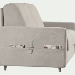 Canapé 3 Places|Canapé D'Angle*alinea Canapé d'angle réversible convertible en tissu Stella matelas densité 25kg/m3 - roucas Beige