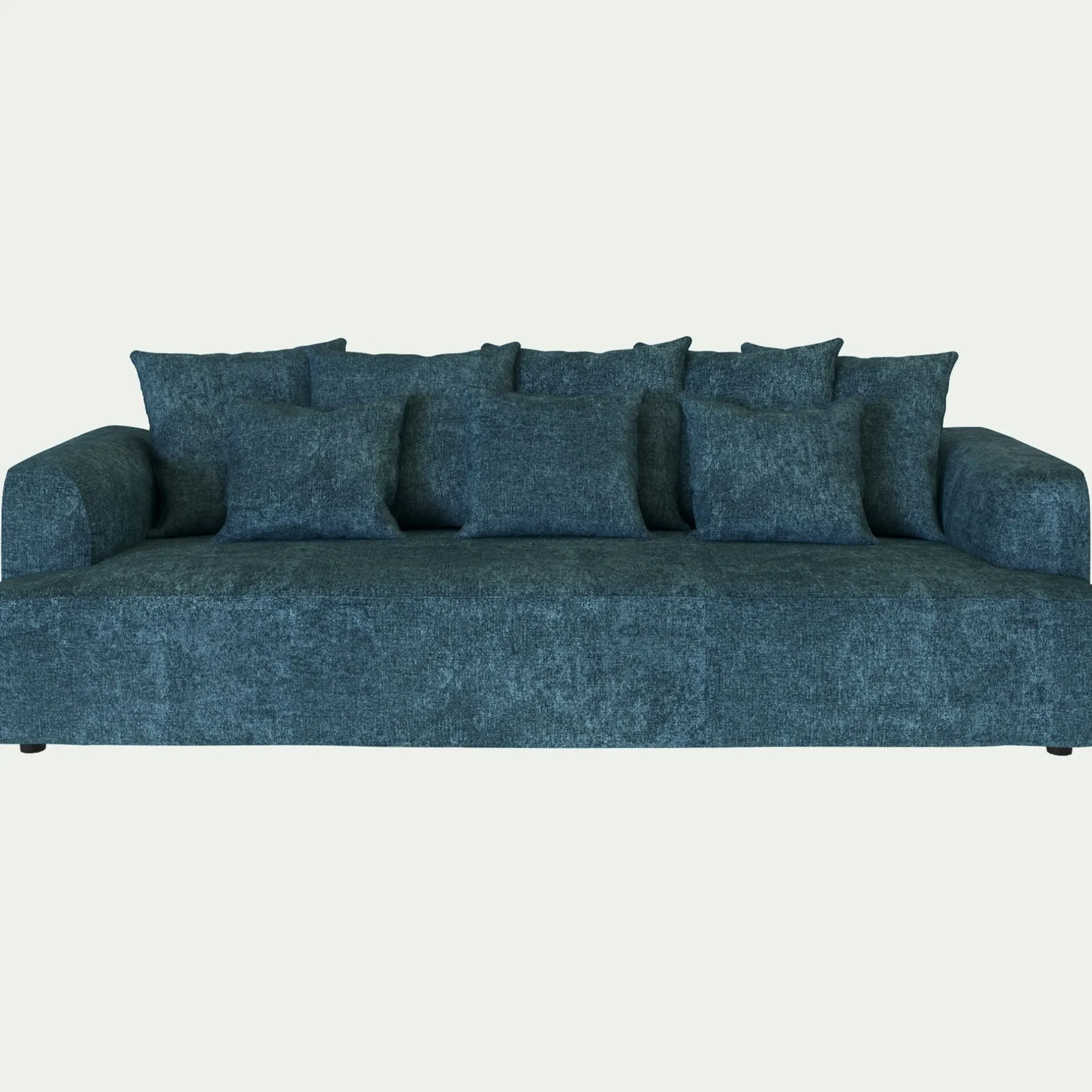 Canapé En Tissu|Canapé 5 Places*alinea Canapé fixe 5 places en tissu - figuerolles Bleu