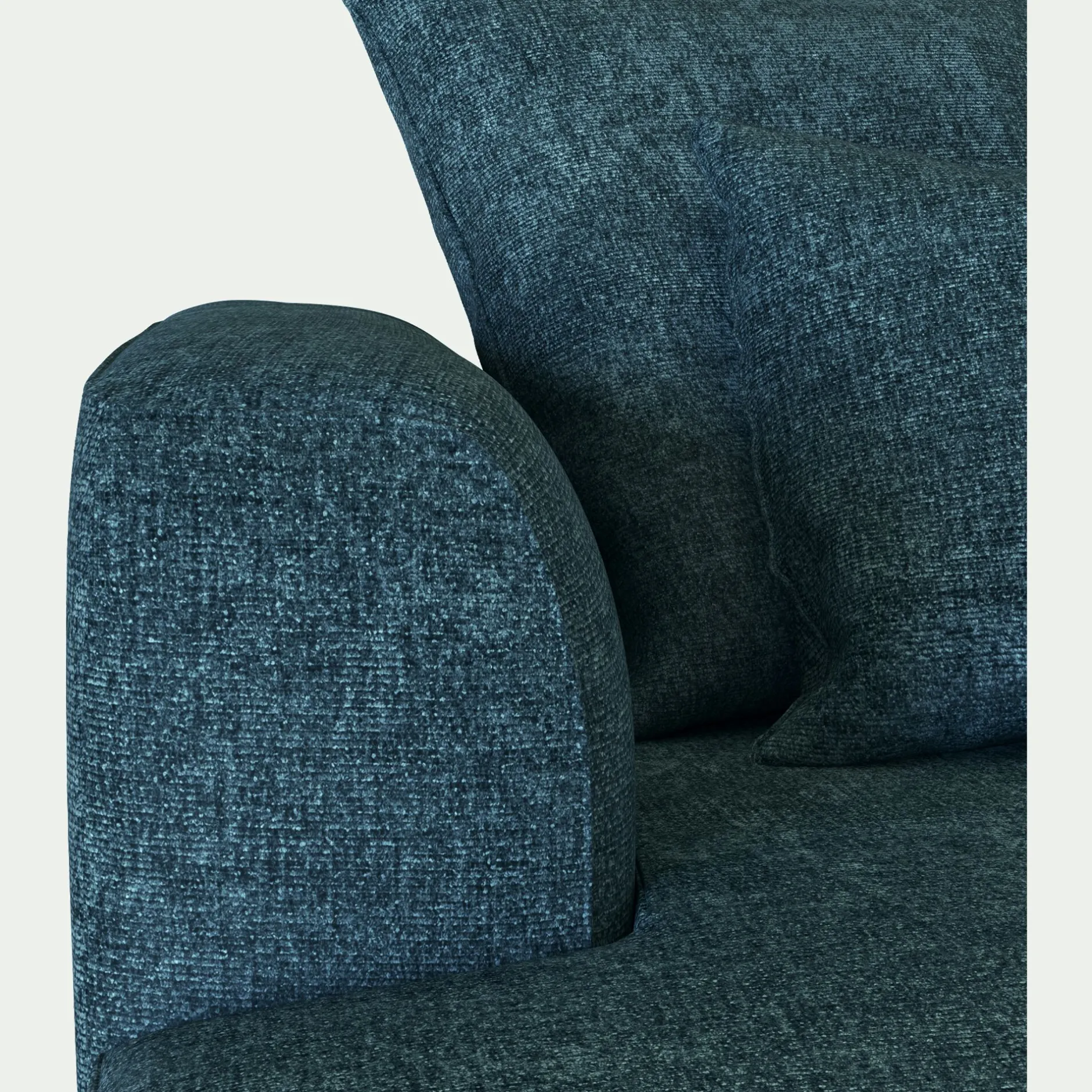 Canapé En Tissu|Canapé 5 Places*alinea Canapé fixe 5 places en tissu - figuerolles Bleu