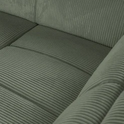 Canapé En Tissu|Canapé 5 Places*alinea Canapé grand angle droit conible en tissu Castelo - cèdre Vert