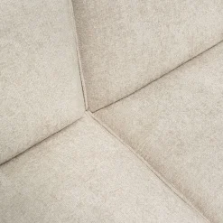 Canapé 4 Places|Canapé Fixe*alinea Canapé grand angle droit fixe en tissu tramé - Beige