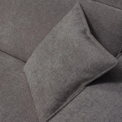 Canapé 4 Places|Canapé Fixe*alinea Canapé grand angle droit fixe en tissu tramé - borie Gris