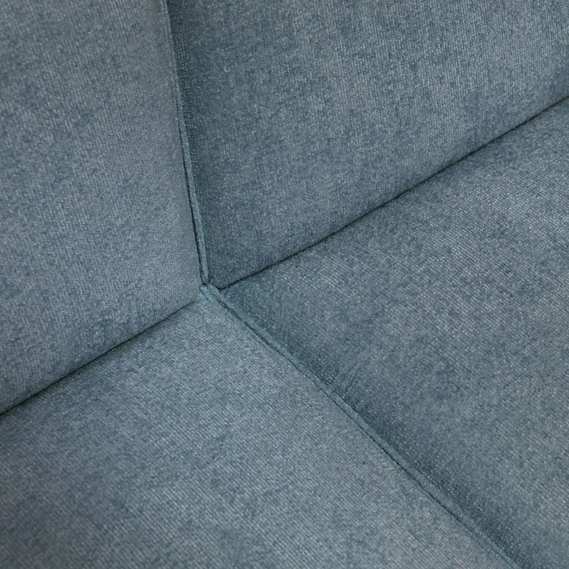 Canapé En Tissu|Canapé 4 Places*alinea Canapé grand angle gauche fixe en tissu tramé - Bleu