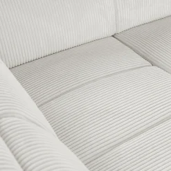 Canapé En Velours|Canapé D'Angle*alinea Canapé grand angle gauche convertible en tissu Castello - roucas Beige