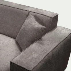 Canapé En Tissu|Canapé 2 Places*alinea Canapé petit angle droit fixe en tissu genesis - Gris