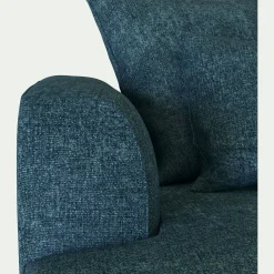 Canapé Fixe|Canapé D'Angle*alinea Canapé petit angle gauche fixe en tissu Genesis - figuerolles Bleu