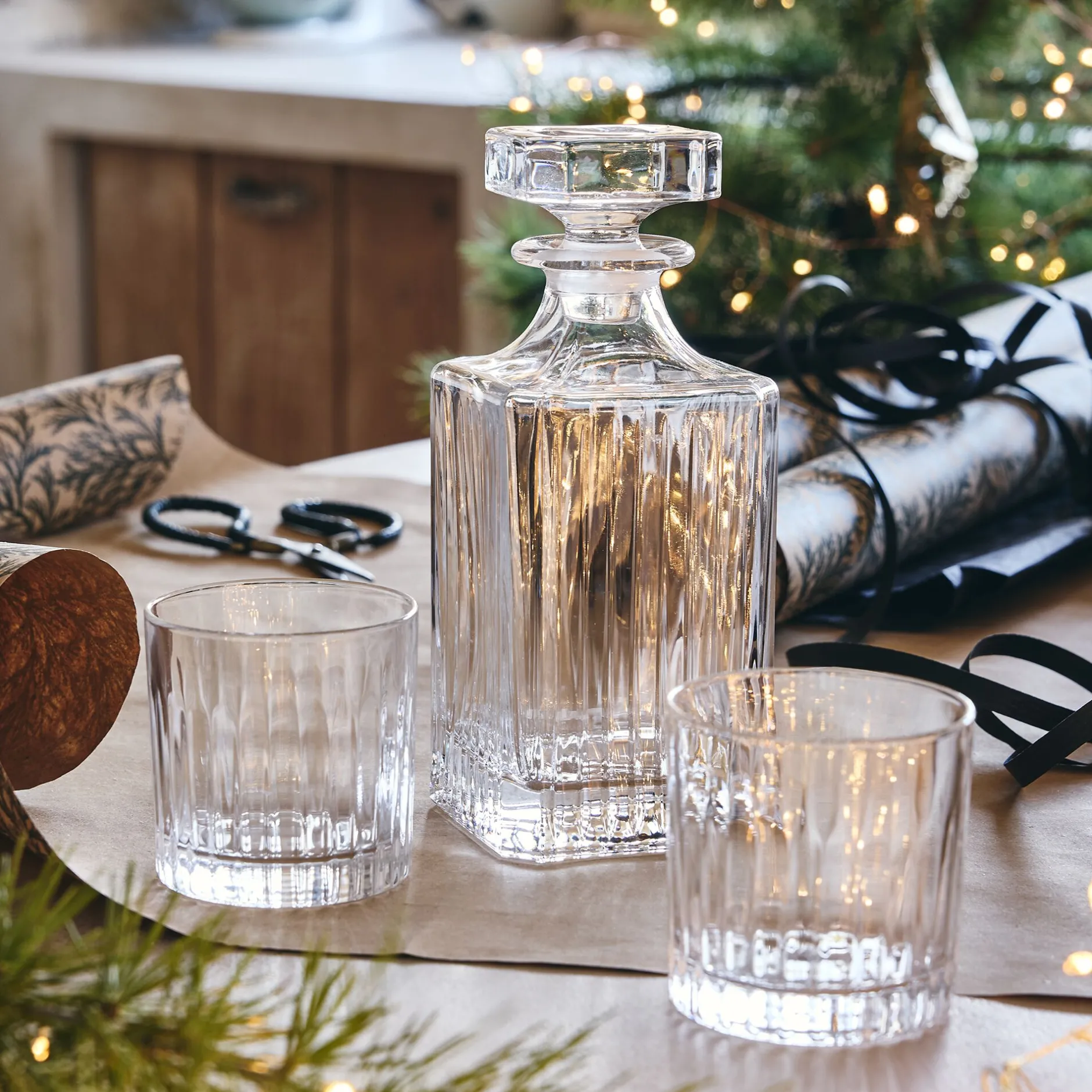 Pichet, Bouteille En Verre Et Carafe|Verre Et Carafe De Noël*alinea Carafe à whisky en cristal 75cl - Transparent