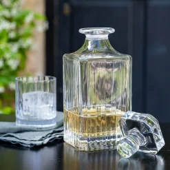 Pichet, Bouteille En Verre Et Carafe|Verre Et Carafe De Noël*alinea Carafe à whisky en cristal 75cl - Transparent