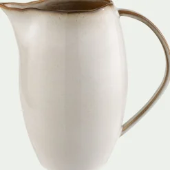 Pichet, Bouteille En Verre Et Carafe|Verre Et Carafe De Noël*alinea Carafe avec anse en grès 1,1L - alpilles Beige