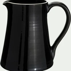 Pichet, Bouteille En Verre Et Carafe|Verre Et Carafe De Noël*alinea Carafe avec anse en grès 2L - Noir