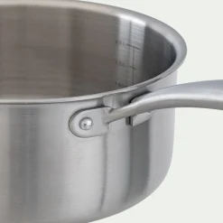 Casserole, Poêle Et Sauteuse*alinea Casserole en inox D20cm - métallisé Argenté
